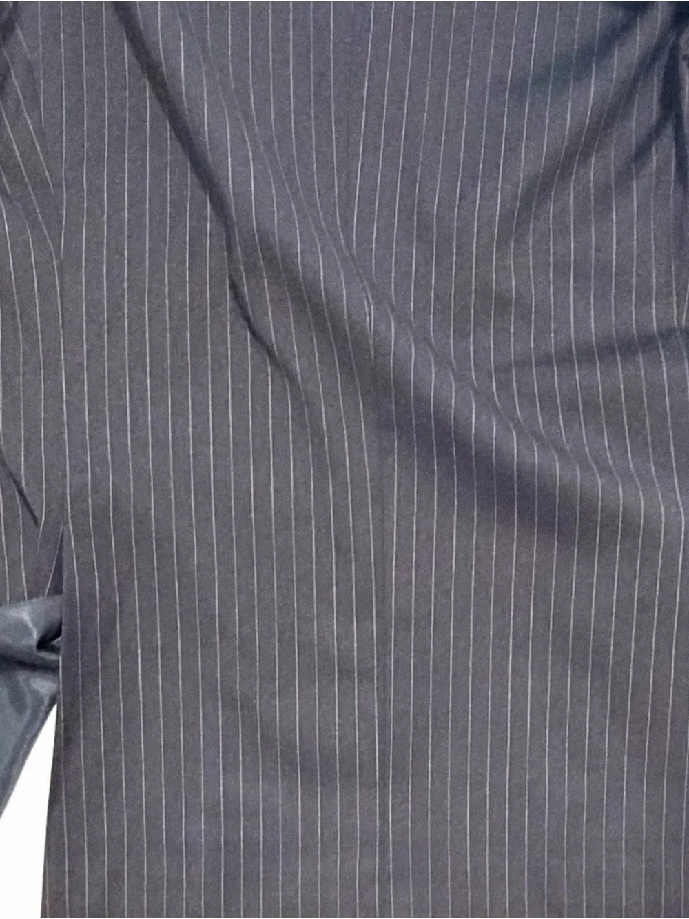 Burberry Navy Pinstripe Men's Suit Blazer